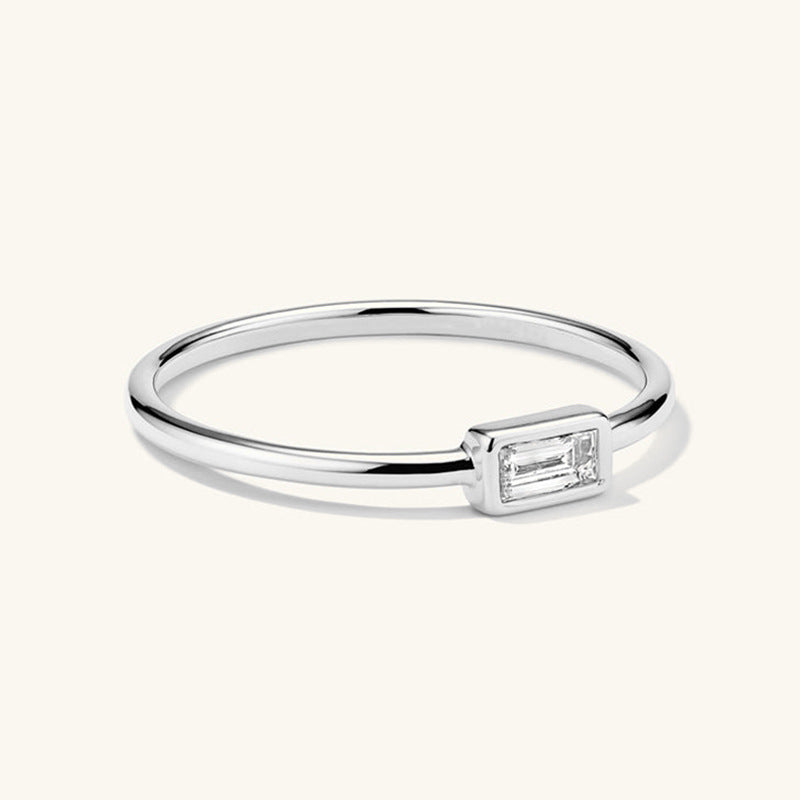 S925 Sterling Silver Simple Elegant High-grade Ring For Women